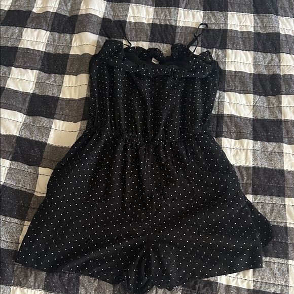 Old Navy Black Polka Dot Jumpsuit - Picture 1 of 3